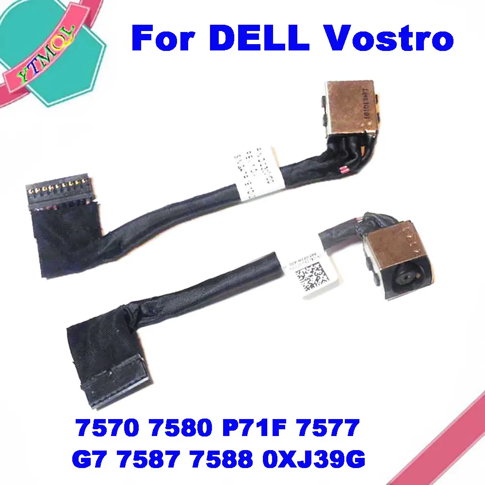 1-5 Pz Portatil Dc Power Jack Cabo Conector Para Per Dell Vostro 7570 7580 P71F / G7 7577 7587 7588 0 Xj39G
