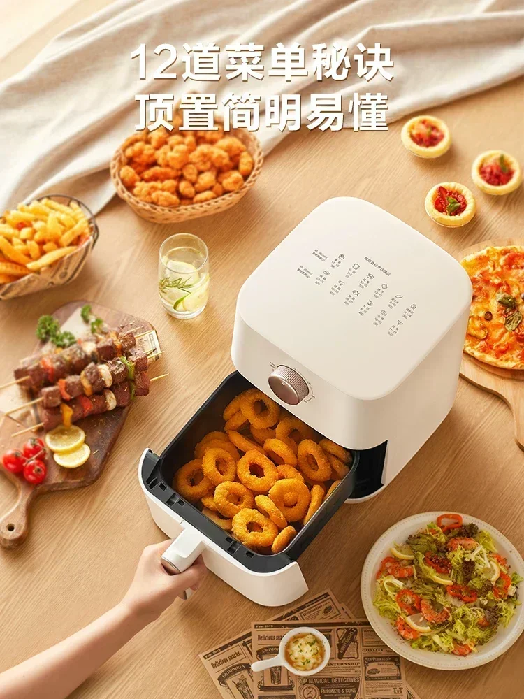 Supor Air Fryer - Home Use, 3.5L Large Capacity. Oil-free Steam, Automatic Multifunctional Smart Fryer Oven 3