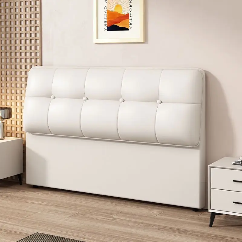 Light luxury bedside back modern simple pine headboard soft bag cream wind double Internet celebrity technology cloth backrest