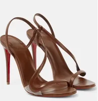 Black one-piece high-heeled shoes for women's new summer sexy snake shaped open toe comfortable slim heel high-heeled sandals - Image 2