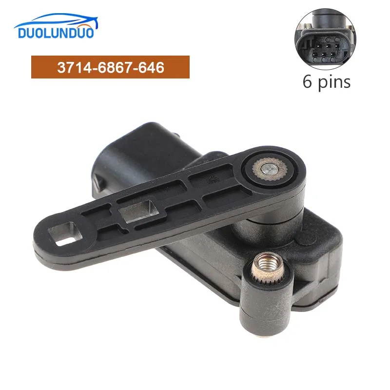 

New 3714-6867-646 6 Pins Height Level Sensor For BMW I3 X1 X2 X3 X4 X5 X6 X7 37146867646