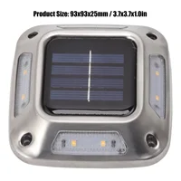 Solar Ground Light Solar Light Waterproof Warm Light Solar Garden Lamp Outdoor Courtyards Driveway Marker Light 6