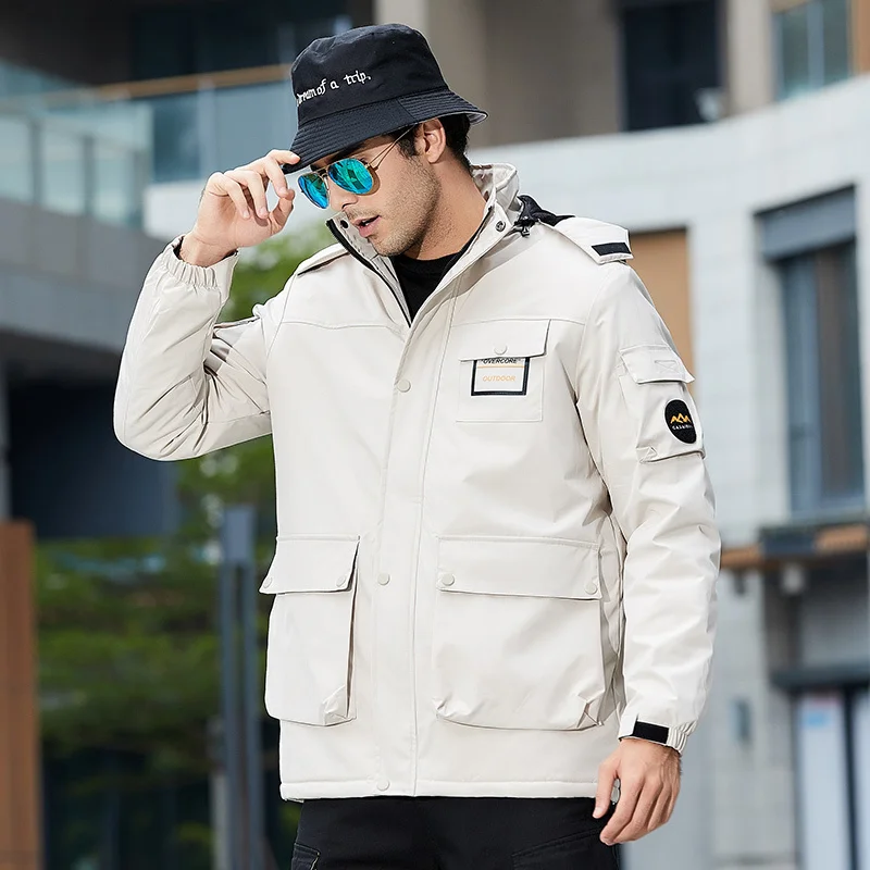 2022 New Style Parkas Autumn And Winter Men Clothing Windproof Man Coat Fashionable Male Warm Men's Casual Large Size Coats