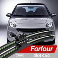 For Smart Forfour 453 454 2004-2006 2014-2017 Front Windshield Wiper Blades 2pcs Windscreen Window Accessories 2005 2006 2014 1