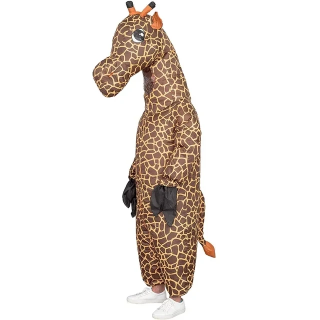 Mono Naranja Unisex De Segunda Piel Con Bigote Y Cejas – Disfraz Entero De Cosplay Para Navidad, Carnaval Y Fiestas Temáticas