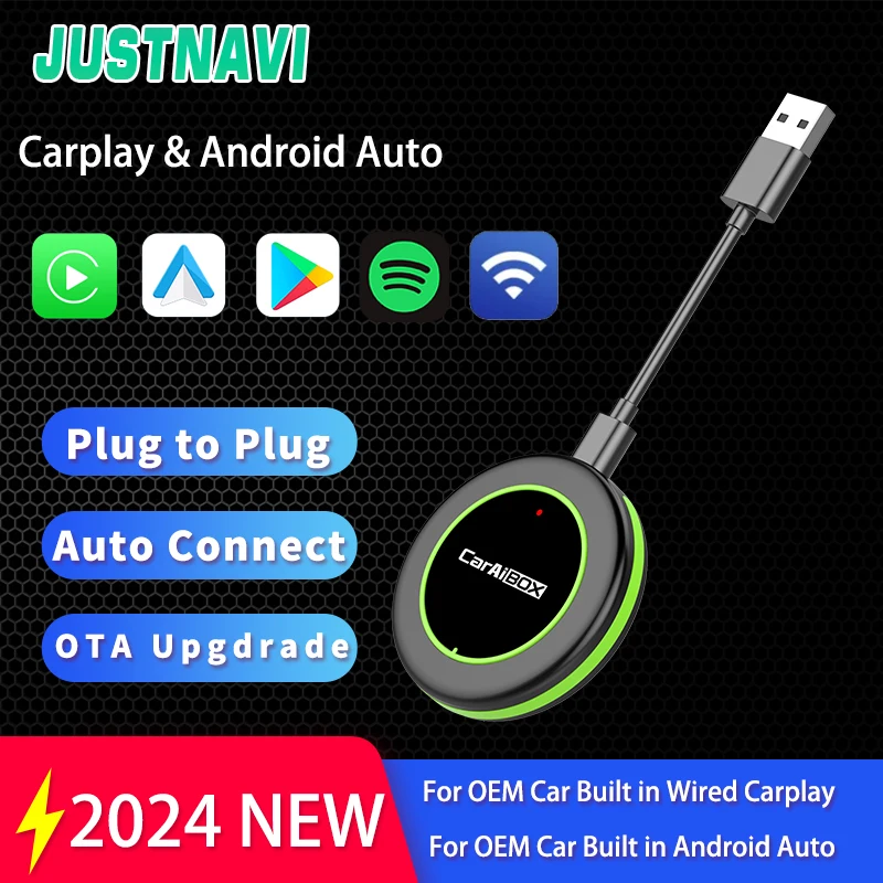 자동차 백미러 대시 캠, 자동차 미러 블랙 박스, 자동차 Dvr 대시 캠, 자동차 등록 스트림, 재뷰 블랙 박스 9 JUSTNAVI 무선 카플레이 안드로이드 오토 박스 어댑터 동글, 빠른 자동 연결, 도요타 MG 현대 기아 포드, 샤오미 OEM 자동차