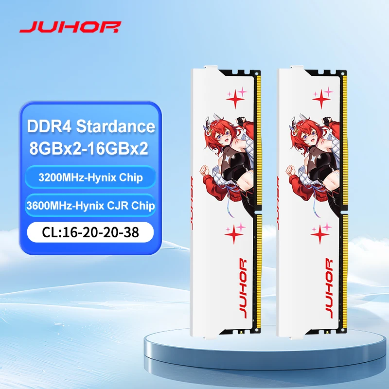 JUHOR メモリ RAM DDR4 16GBx2 8GBx2 デスクトップメモリ UDIMM DDR4
