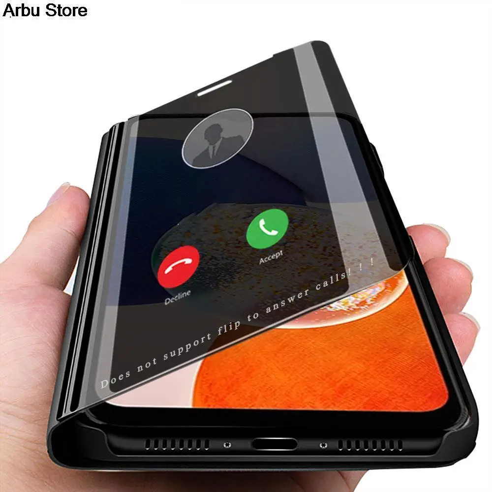 Per Samsung Galaxy A34 A54 5G Custodia Mirror Smart Leather Flip Phone Cover Per Samsung A54 A34 A 54 34 Supporto Magnetico Per Libri Funda