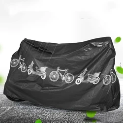 Waterproof Outdoor Bicycle Cover - Durable Protection for All-Weather Conditions (Black)