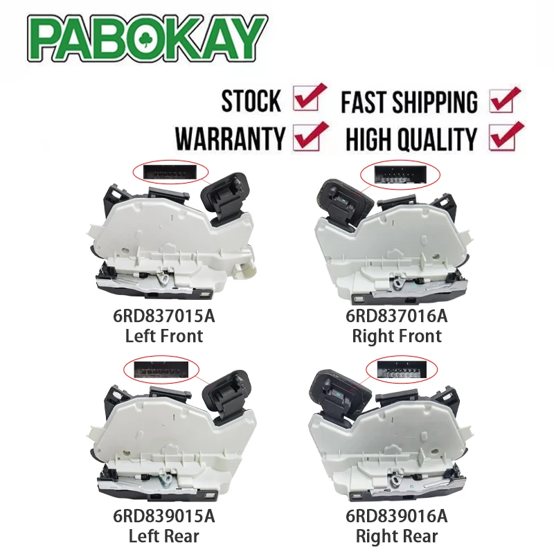 

AP01 Передний Задний правый Левый дверной замок для VW Golf Jetta Polo Scirocco Sharan Tiguan 6RD837015A 6RD837016A 6RD839015A 6RD839016A