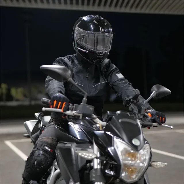 VEMAR Men Summer Mesh Motocross Jacket Built in CE1/CE2/EVA Protective Gear Racing Reflective Oxford Cloth Motorcycle Jacket 2