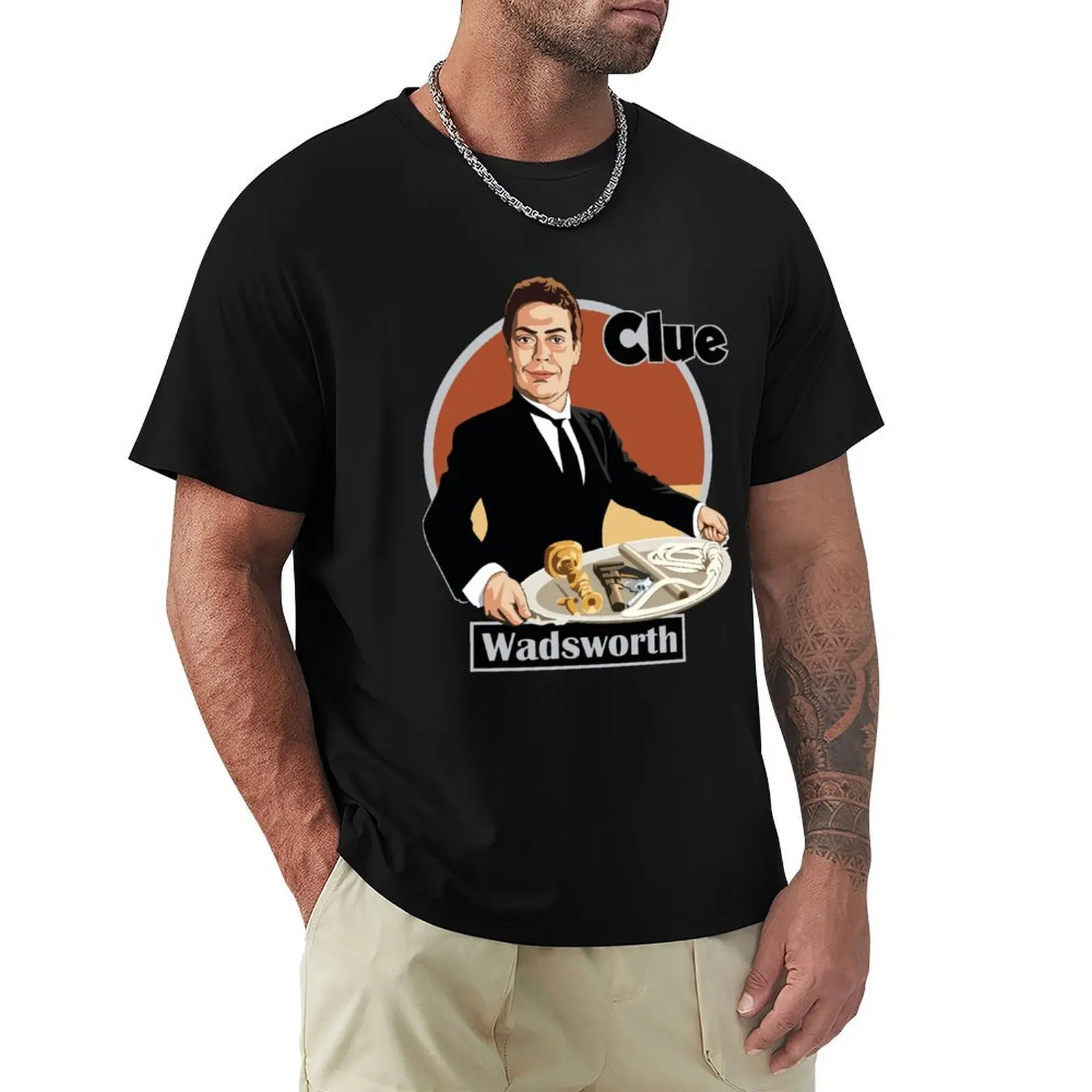 

CLUE Wadsworth T-Shirt customizeds plain summer clothes mens graphic t-shirts big and tall