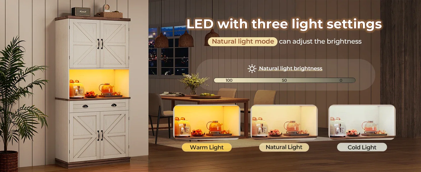 cabinet storage pantry kitchen cabinets doors bathroom tall door closet shelves organizer farmhouse