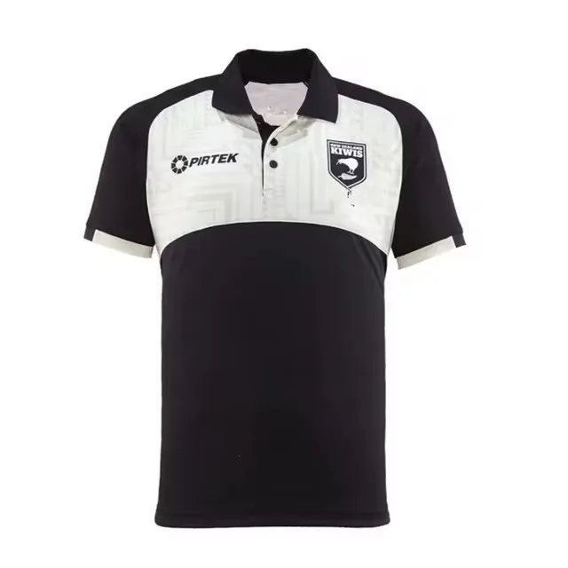 New Zealand Kiwis Training / POLO Shirt / Singlet Shorts Men's Rugby Jersey-Men's Size:S-5XL（Print Name Number）