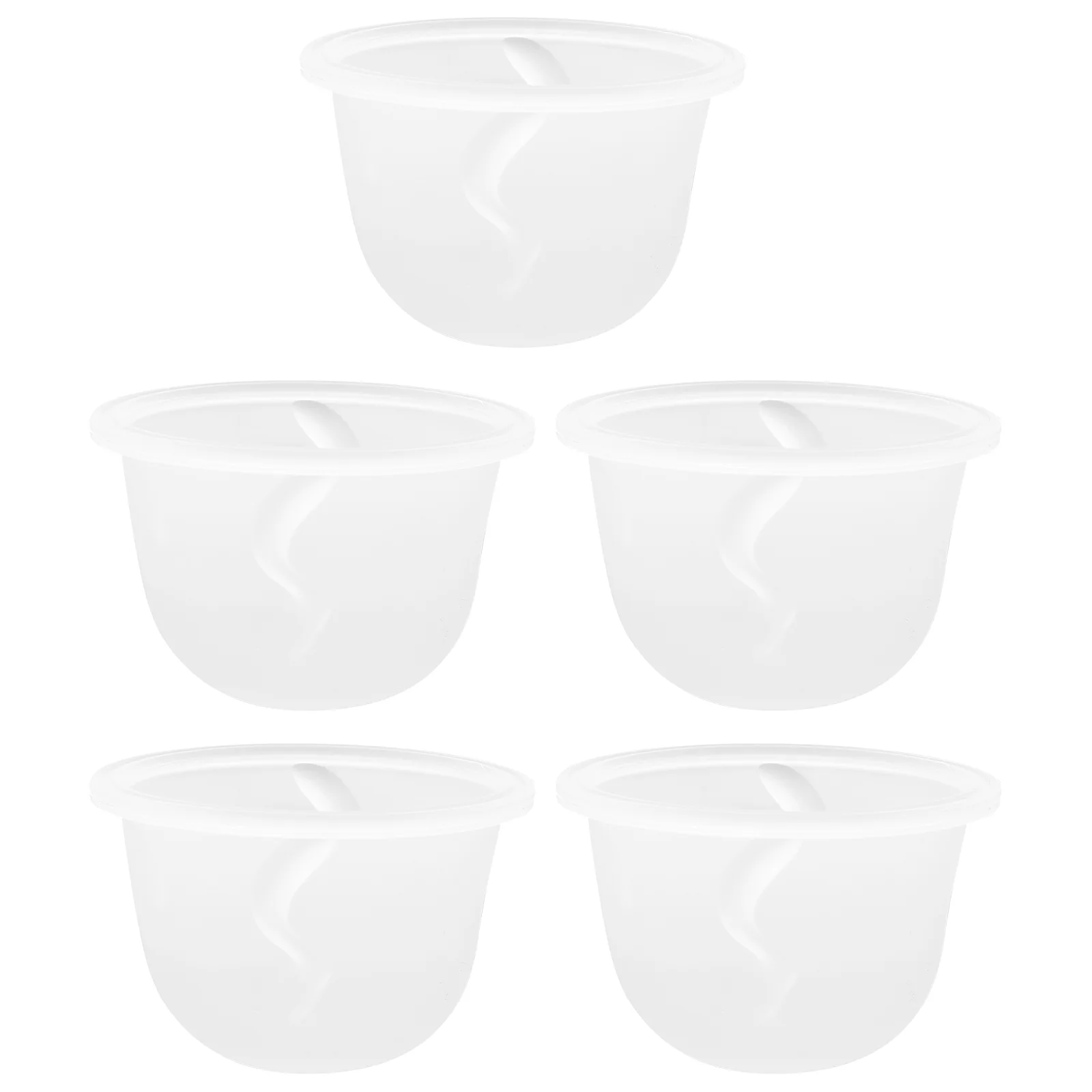 

5 Pcs Breast Pump Silicone Bowl Creative Accessory Practical Baby Breastfeeding