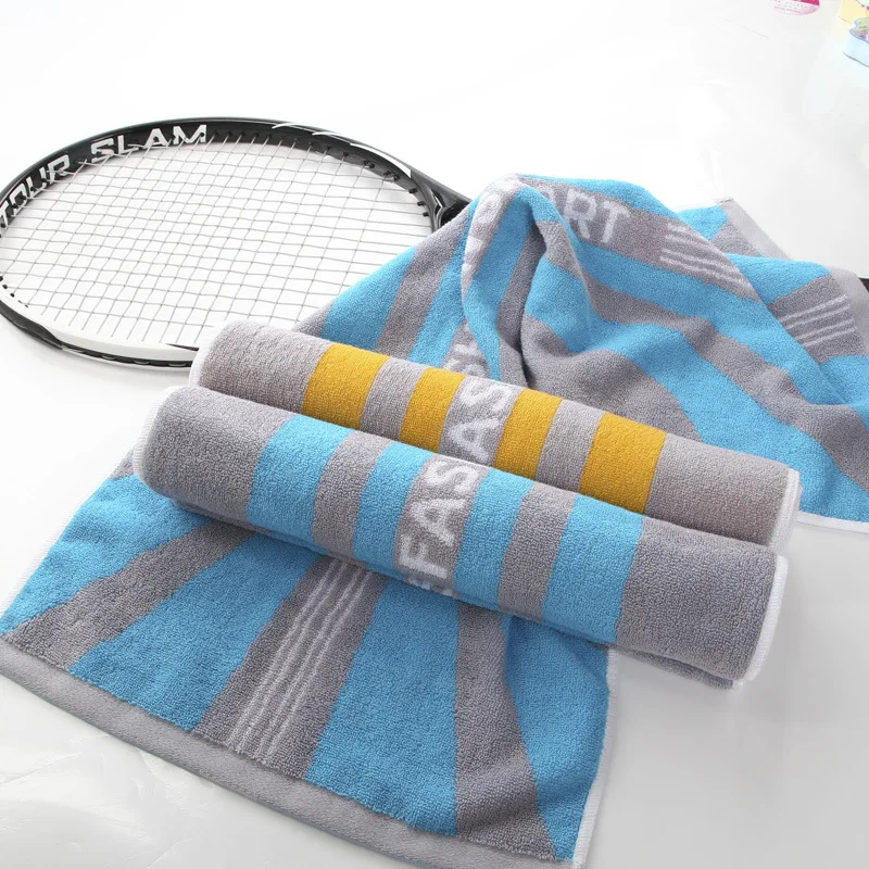 Description Picture 6 of itemCotton Sports Towel Quick Drying Extended Gym Fitness Swimming Towel Men's and Women's Beach Running Soft and Sweat Absorbing