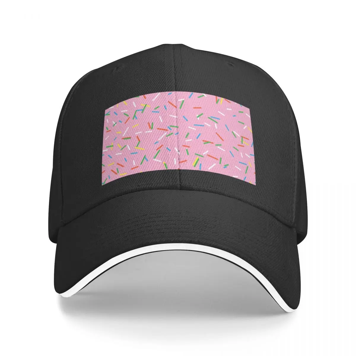 

Pink Dessert SprinklesCap Baseball Cap hiking hat Snap Back Hat Girl'S Hats Men's