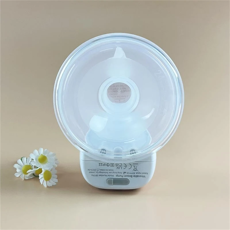 Silicone Flange Inserts Breast Insert 14/16/18/19/20/21/22mm Milk Collector Wearable Breast Accessory 4