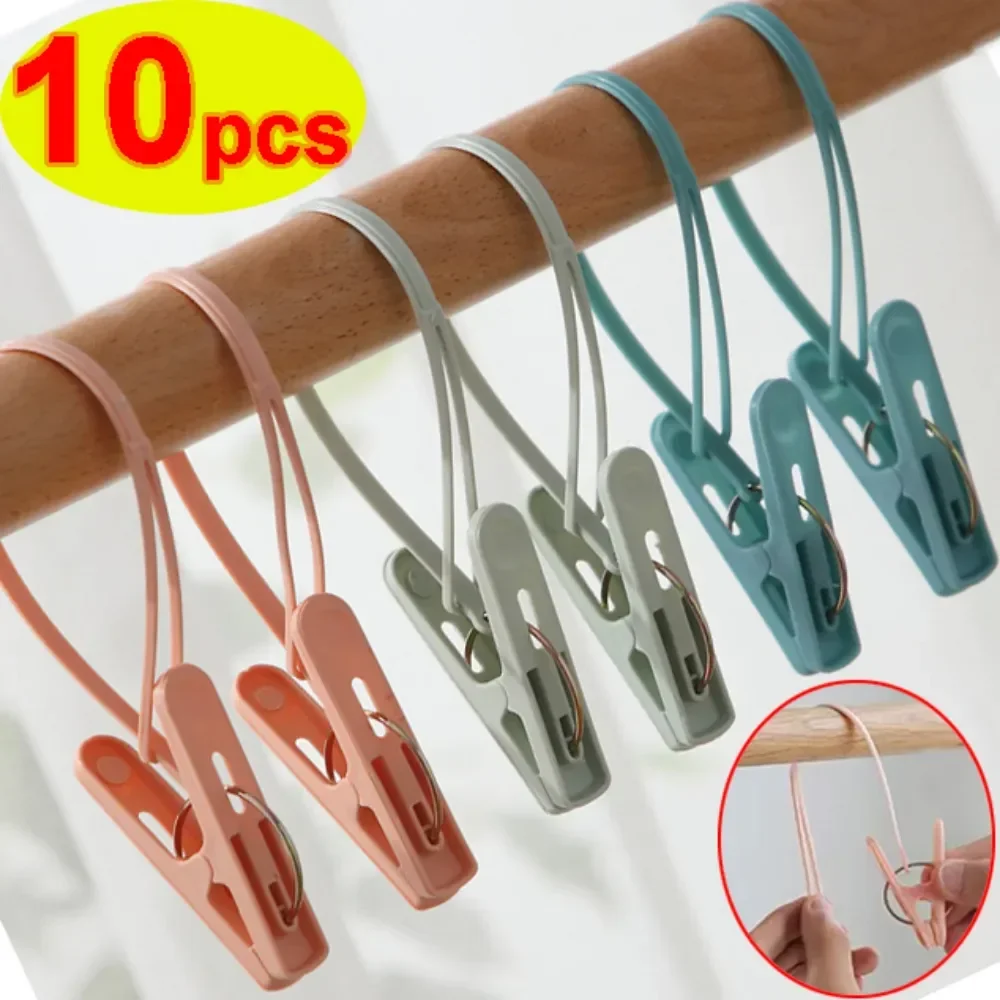 50PCS Clear Plastic Heavy Duty Spring Hanging Clips Clamps Holder Clothing  Pins Paper Photos Clothes Line Clip Clothespins Clip Hanger Clips Laundry