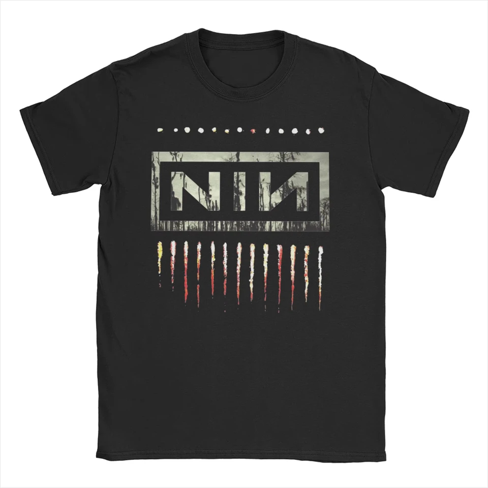 Nine Inch Nails Rock Band Cotton T Shirt