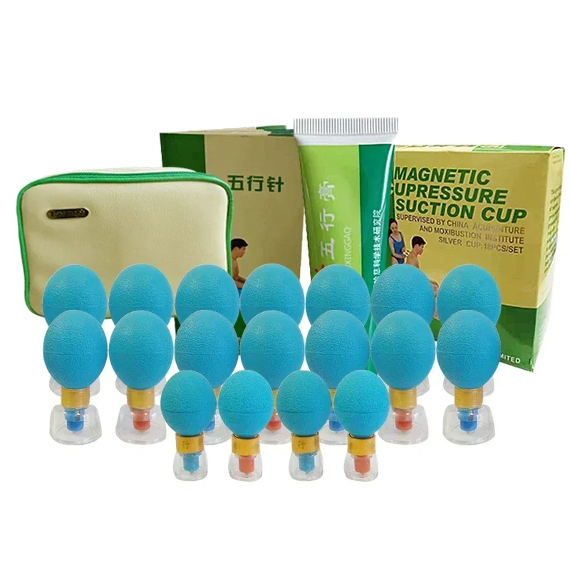 Professional 10pcs/6pcs Magnetic Cupping Therapy Set - Silicone Vacuum Massage Cups for Muscle Pain Relief, Detox & Acupressu