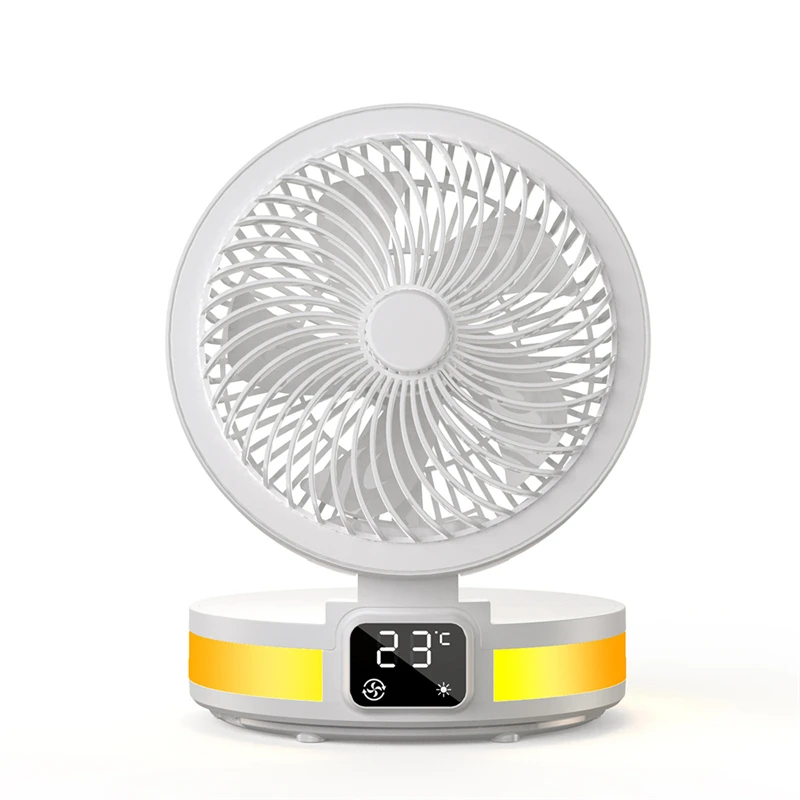 New USB charging fan suspended air circulation smart fan desktop portable wall-mounted shaking head fan aromatherapy