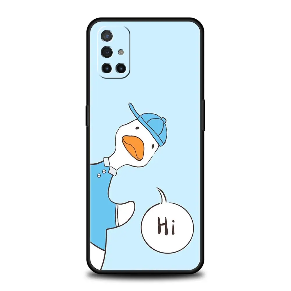 Quirky Duck Soft Phone Case Cover