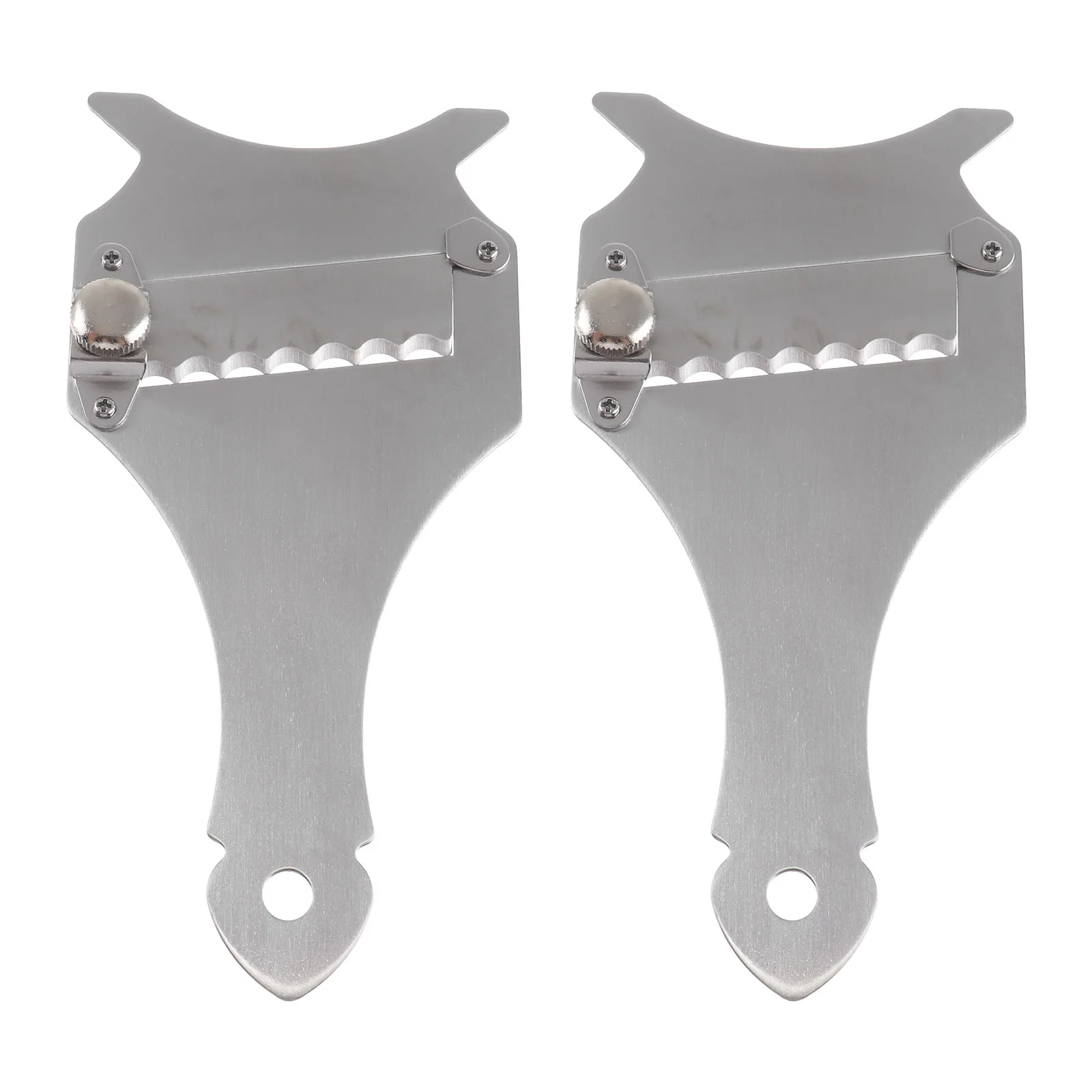

2 Pcs Truffle Stainless Steel Gadget Garlic Cheese Grater Planer Chocolate Slicer