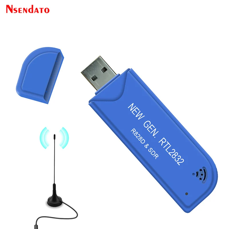 Digital RTL2832U & R828D SDR USB2.0 TV Stick Tuner 25 MHz To 1760 MHz A300U FM SDR TV Receiver Dongle With Antenna For Windows