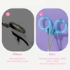 Mini Stainless Steel Nose Hair Eyebrow Scissors Small Multipurpose Personal Care Trimmer  Plastic Handle 5