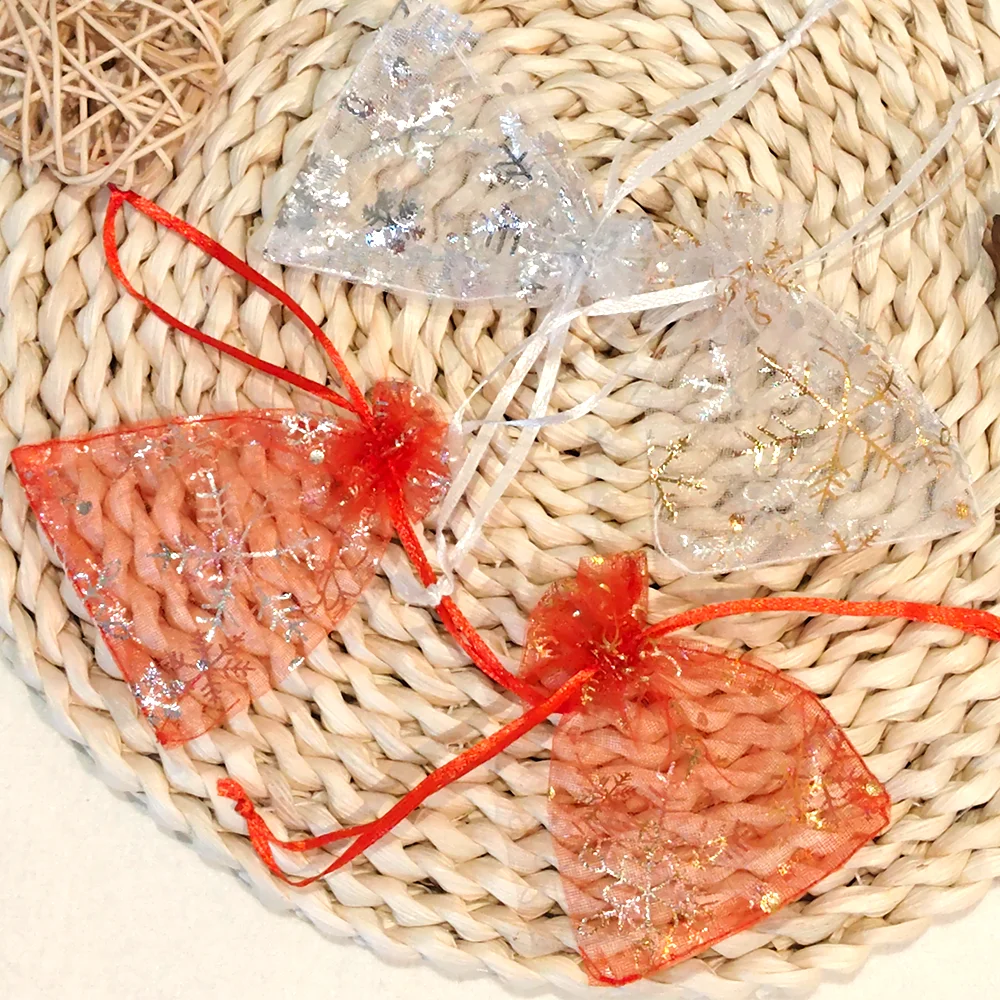 Snowflake Organza Gift Bags – Drawstring Pouches for Jewelry & Candy S9a07bf2ce7a744cd84122d24ce152b1eO