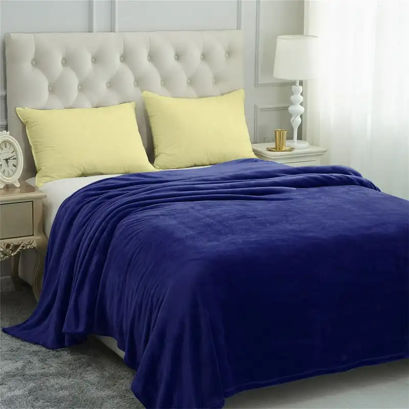 

Bed Blankets Queen Navy - Soft Lightweight Plush Cozy Blanket Microfiber, 77 Mattress cover Summer quilt Quilt blanket Cotton qu