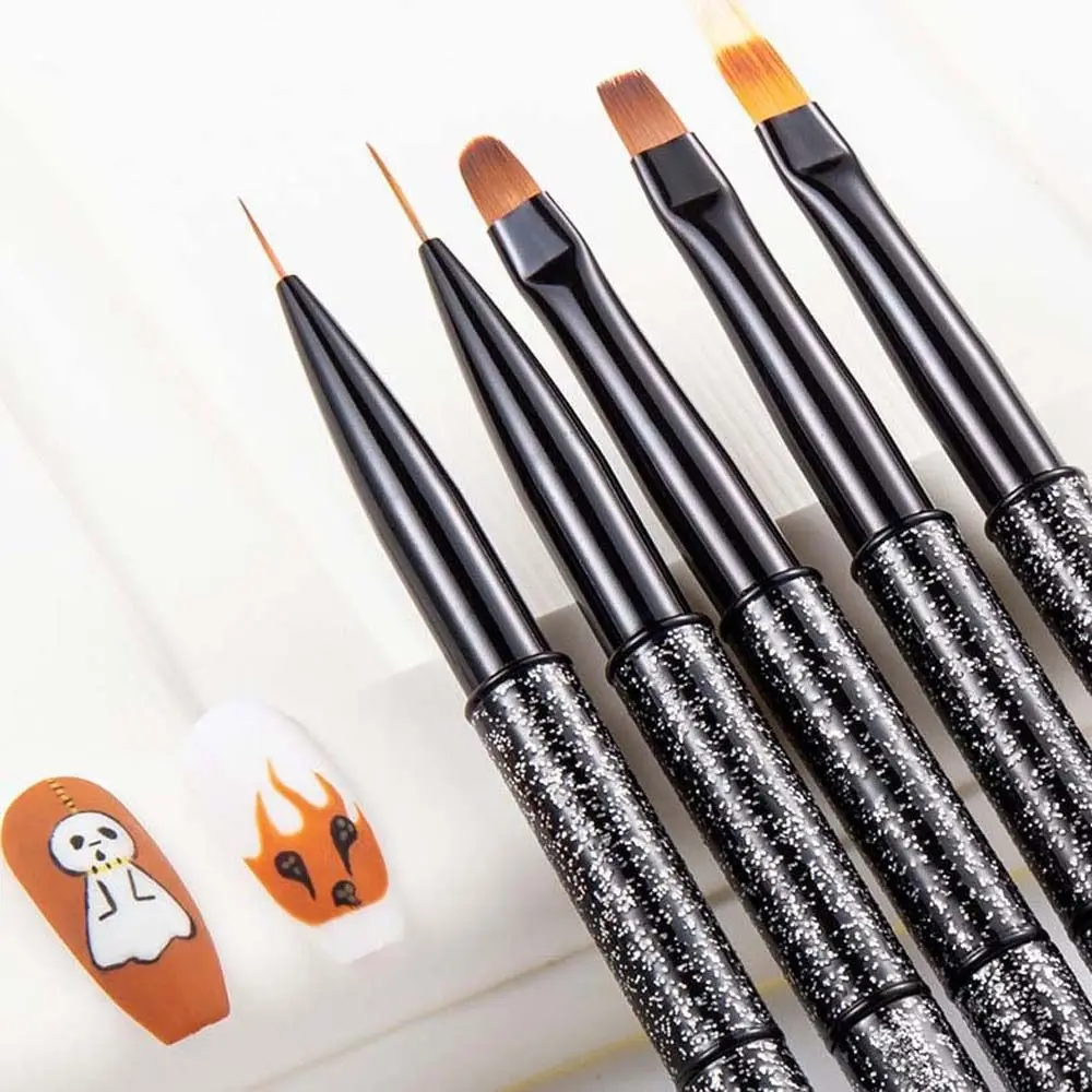 

Brush Manicure 3D Nail Tips Liner UV Gel Extension UV Gel Nail Art Brush Nail Art Paint Brush Nail Accessories Nail Dotting Pen