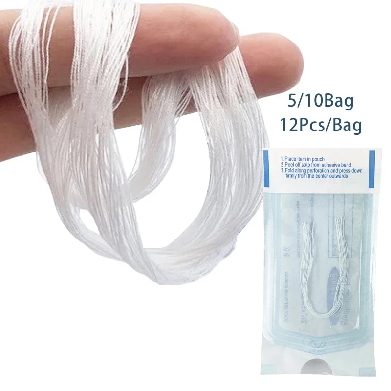 Face Filler 60/120pcs Absorbable No Needle Gold Protein Line Anti-wrinkle Lift Firming Collagen Thread Anti-Aging Skin Care
