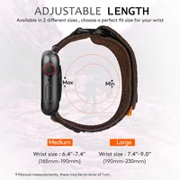 HEMSUT pour Apple Ultra bracelet de montre 49mm cuir mode rétro bracelets de poignet compatibilité ultra2 Iwatch SE 40 41 42 44mm 6