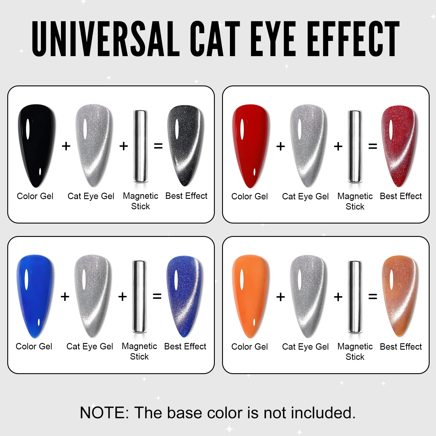 YOKEFELLOW Cat Eye Gel Nail Polish 10Ml Silver Magnetic Nail Polish Gel Varnish Professional for Manicure DIY gel nail polish