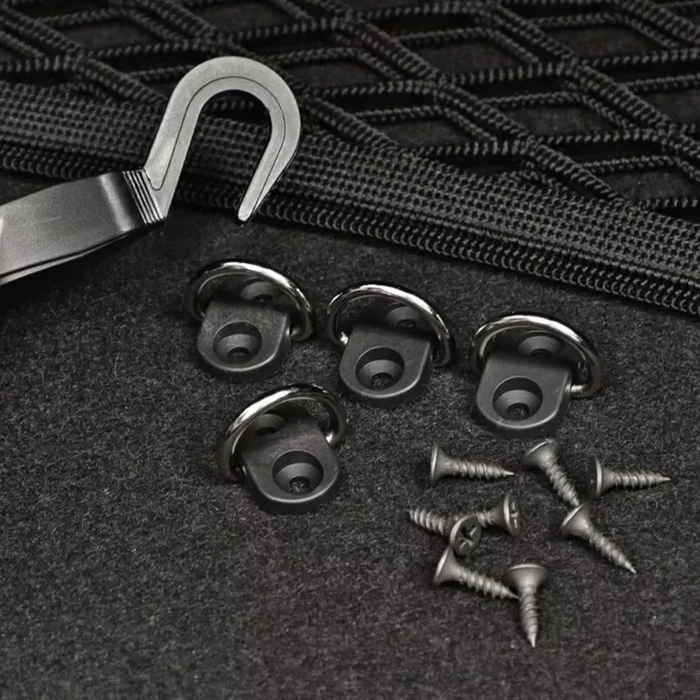 4-Pack Car Trunk Cargo Net Hooks 2