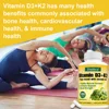 1773-3199fc.jpg Vitamin D3 4000IU K2 100mcg Capsules Organic Coconut Oil Natural Ingredient,for Bone, Muscle Health, Promotes Immune Supplements