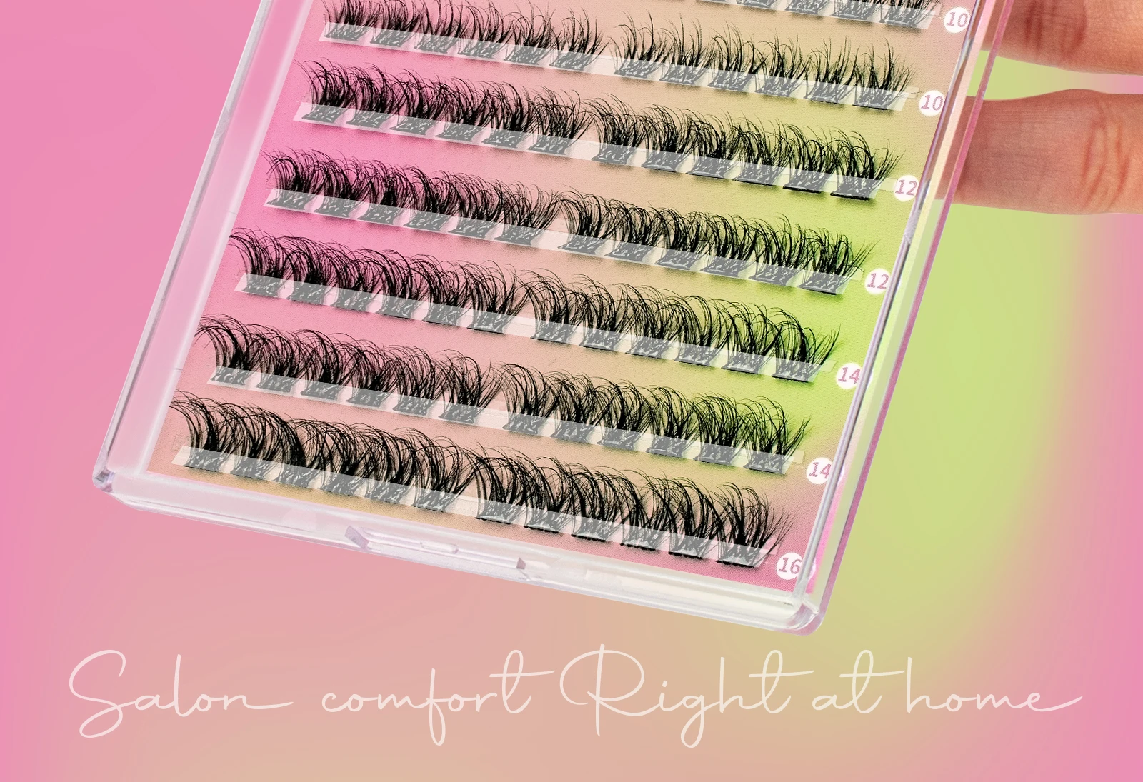 Description Picture 3 of itemVYRILA Self Adhesive Eyelashes Cluster Lashes No Glue Needed DIY Lash Extension Soft Glue-Free Individual Lashes