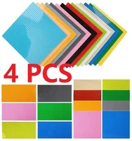 4Pcs Base Plates 32x32 16x32 Dots Classic BasePlates Blocks Plastic Building Bricks Assembly Compatible Brand MOC Friends City 1