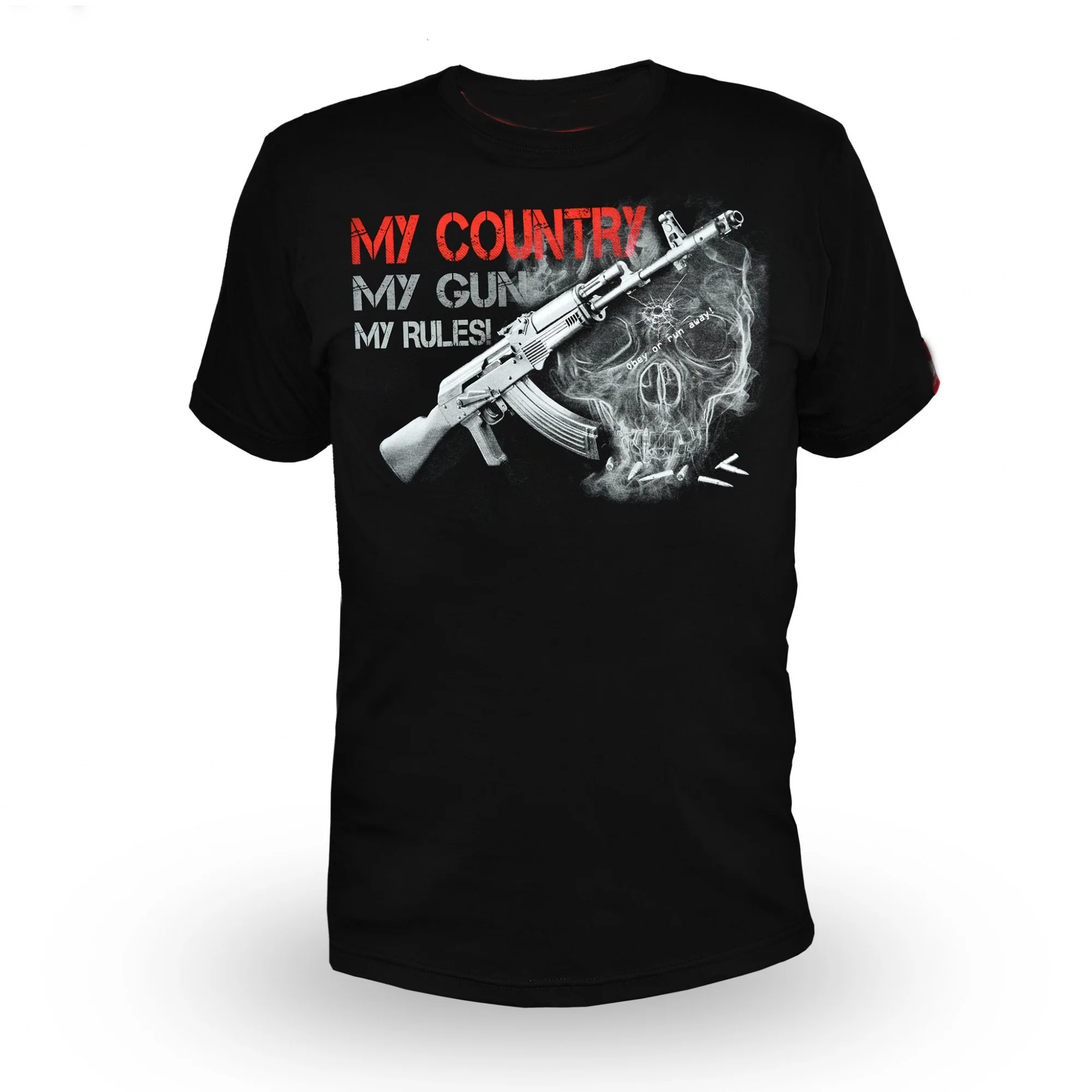 

My Country My Gun My Rules T-Shirt. Summer Cotton Short Sleeve O-Neck Mens T Shirt New S-3XL