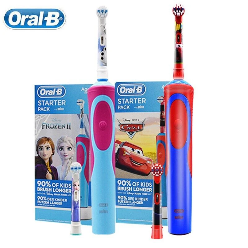 OralBChildrenElectricToothbrushD12513KGumCareWaterproofTeeth
