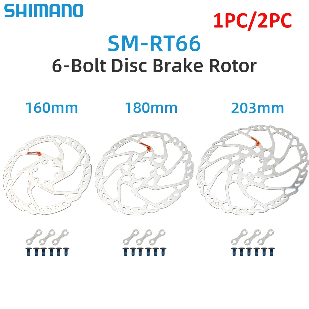 Disco de Freno Shimano SLX RT66 160 mm 6H en Caja
