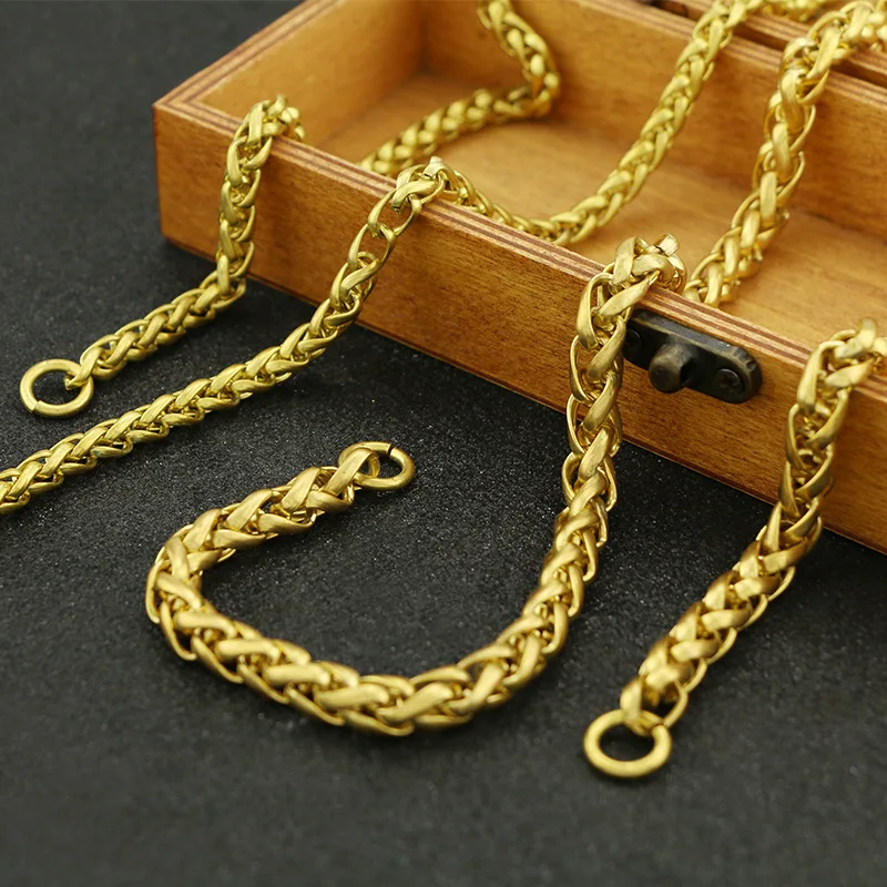 Mulberry Flat Chain Strap - New Brass