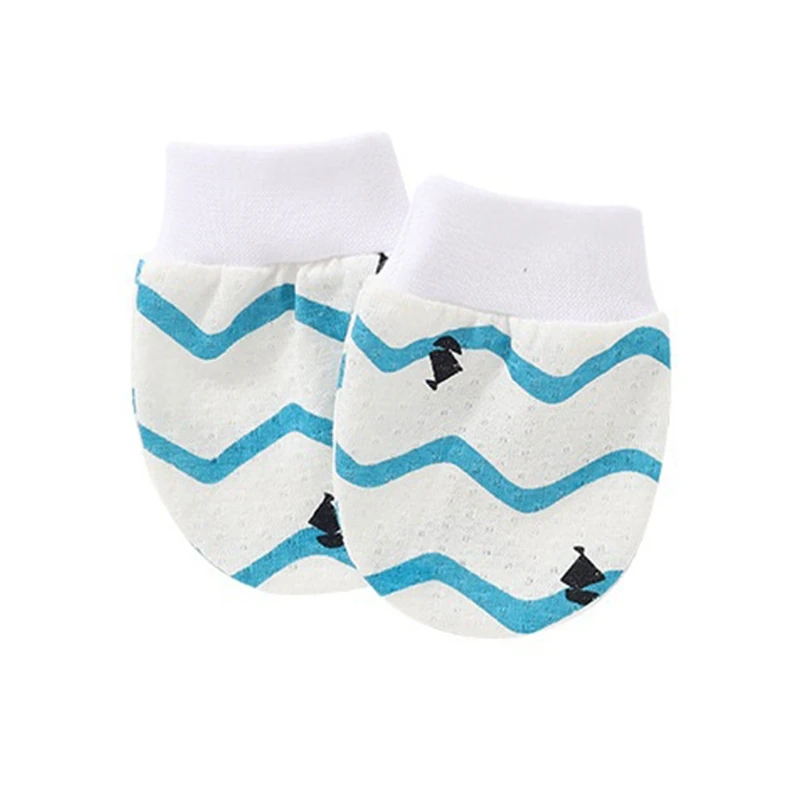 Cotton Baby Infant Anti Scratching Gloves Anti-eat Hand Anti-Grab Face Protect Newborn for Protection Face Mitt 1 Pair