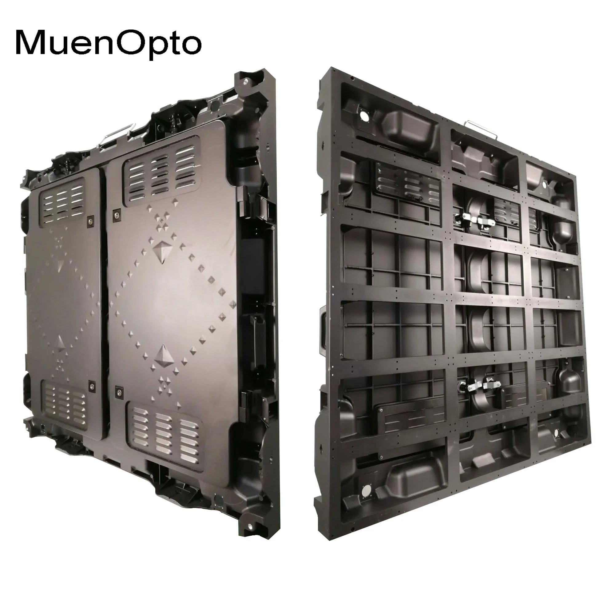 

Наружный литой шкаф со светодиодной вывеской 960x960 мм