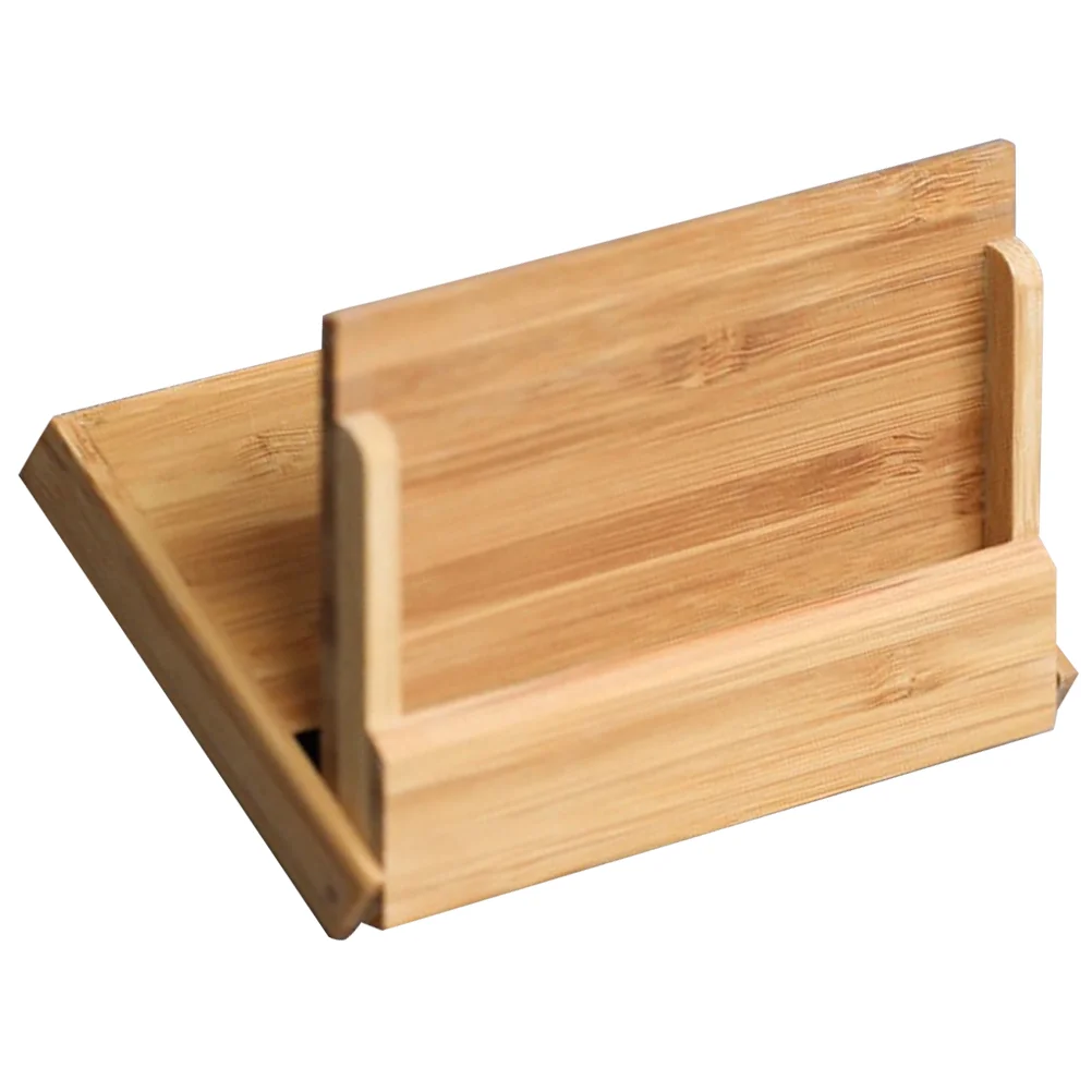 Porte-cartes en bois pour homme, porte-cartes d'affaires, boîte de rangement, présentoir minimaliste