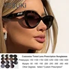 Fashion Cat Eye Myopia Sunglasses For Women Luxury Designer Small Frame Near Sight Sunglasses UV Protection Prescription Glasses