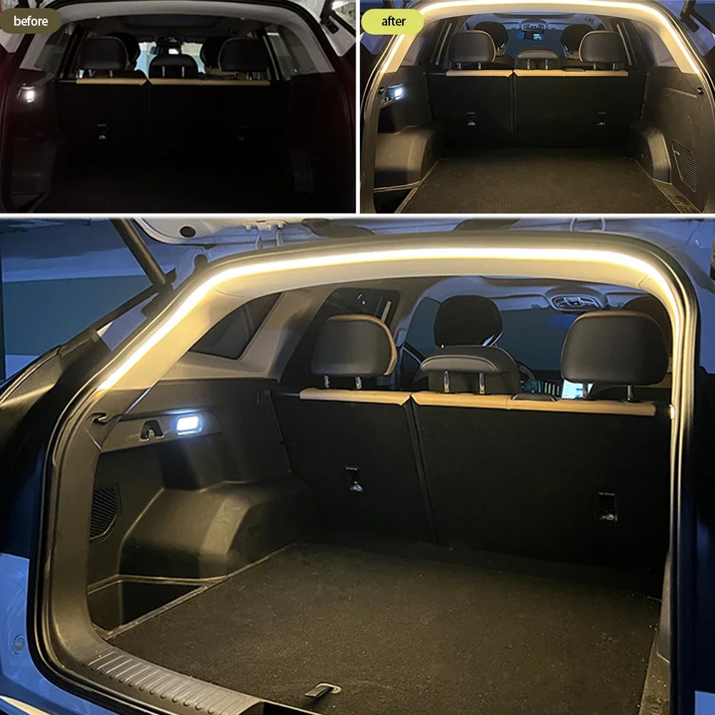 Universal Car High Brightness Trunk Lights Automatic Induction Lights Led Lights With Tailgate Lights Car Interior Reading Light
