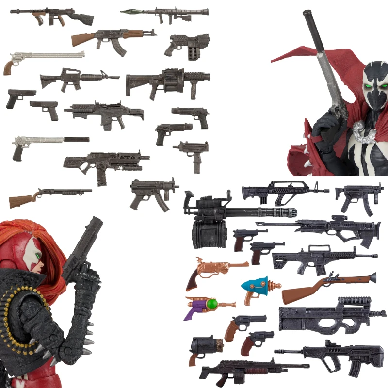 Pacchetto Accessori Munizioni e Armi Giocattolo Versione 1.0 2.0 3.0 per Action Figure da 7 Pollici  26